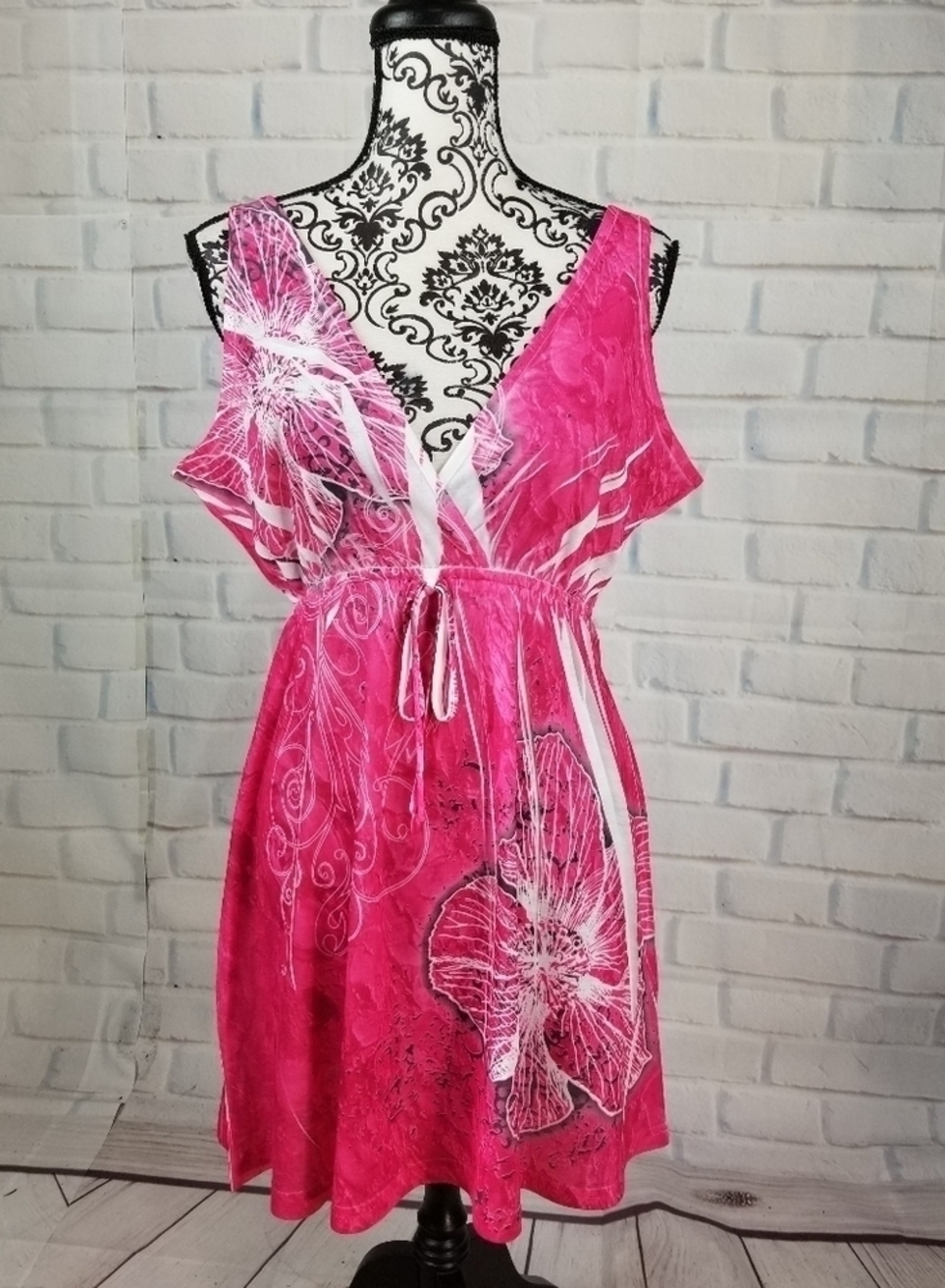 Style Works sz large stretch knit sleeveless dress
